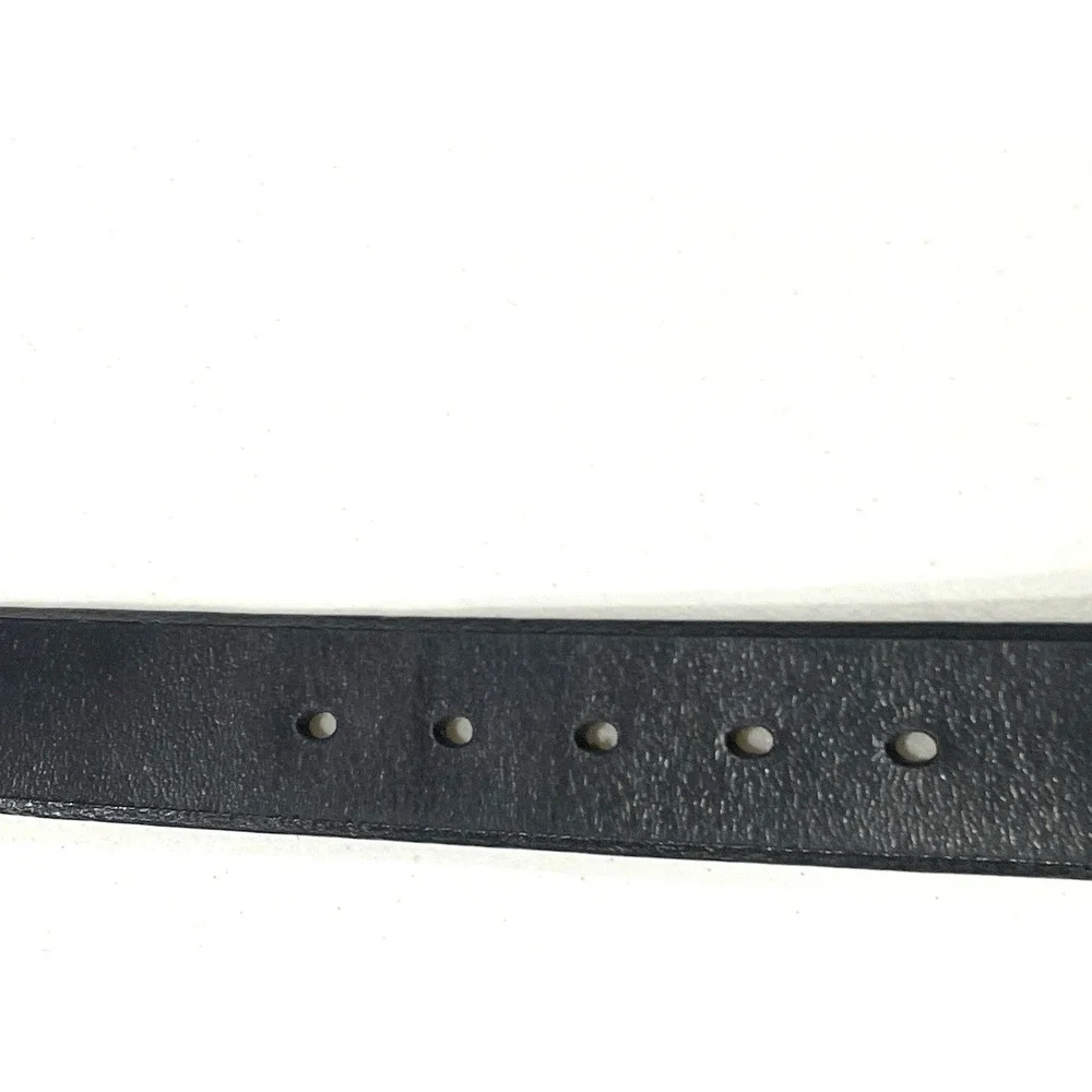 Men's Belt Genuine Leather Black Size 38 Business Casual Work Career Formal‎